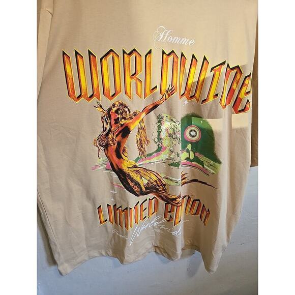 Homme Worldwide Limited-Edition Nouvelle Saison broohooMAN Size M Tee Shirt - Picture 2 of 14